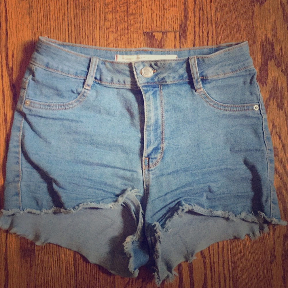 Sold Used high waisted denim shorts